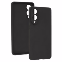 Aizmugures apvalks MATT Samsung Galaxy S25 Edge melns