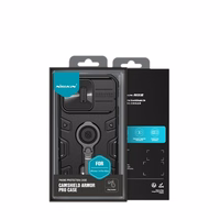 Nillkin CamShield Armor Pro viedtālruņa apvalks Apple iPhone 14 Pro Max melns