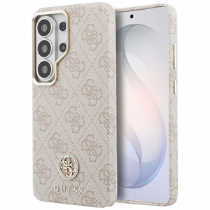 Guess 4G Rhinestone Round Logo MagSafe Case for Samsung Galaxy S26 Ultra - Pink