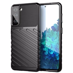 Thunder Case viedtālruņa apvalks Samsung Galaxy S23+ silikona bruņu apvalks melns