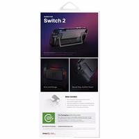 Uniq Hybrid Bytearmor viedtālruņa apvalks Nintendo Switch 2 - melns