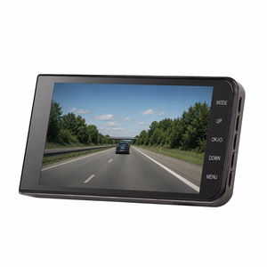 DVR979G Full HD G-sensor LCD auto video reģistrators ar atpakaļskata kameru - bēša