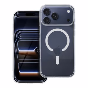 Чехол для iPhone 17 PRO MAX Drop Glue Colorful Ring Mag Cover совместимый с MagSafe белый
