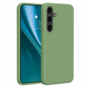 Etteri silikona viedtālruņa apvalks Samsung Galaxy S24 Plus - gaiši zaļais