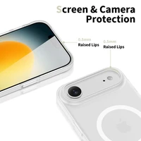 Tech-Protect MagFlex Magnētiskais viedtālruņa apvalks iPhone 17 Air - Caurspīdīgs matēts
