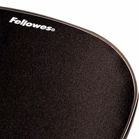 Fellowes CRYSTAL mouse and wrist pad gel, melns