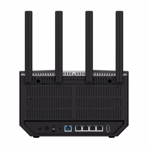 ASUS Wireless Router 9700 Mbps IEEE 802.11a/b/g IEEE 802.11n IEEE 802.11ac IEEE 802.11ax Number of antennas 4 RT-BE92U