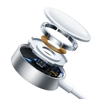 Apple Watch magnētiskais lādētājs Joyroom S-IW008 Lightning + USB-C 5V 1.2m (balts)