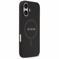 Guess Saffiano Classic Logo MagSafe maciņš for iPhone 17 - melns