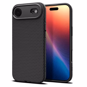 Spigen Liquid Air Чехол для iPhone 17 Air матовый чёрный