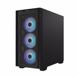 ASUS A21 PLUS MidiTower melns ARGB caurspīdīgs panelis MicroATX MiniITX