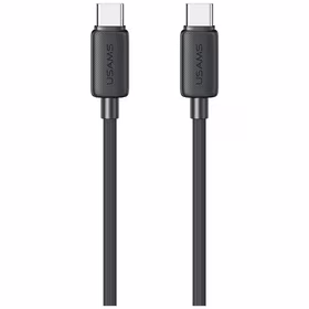 USAMS kabelis KY Series US-SJ691 60W USB-C uz USB-C 1m melns