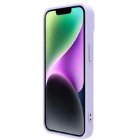 Nillkin CamShield zīdains silikona apvalks iPhone 15 Plus violets