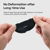 Rock Silikona viedtālruņa apvalks Airpods 3 melns