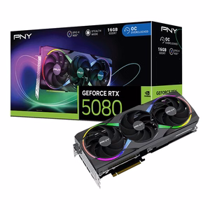 PNY GeForce RTX 5080 ARGB OC - 16 GB GDDR7 grafikas karte