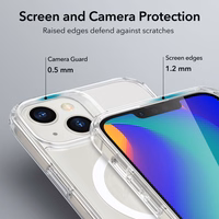 ESR Classic Hybrid Halolock viedtālruņa apvalks iPhone 13 / iPhone 14 ar MagSafe - skaidrs