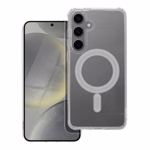 Case for Samsung S24 PLUS Clear Mag Cover (STR) compatible with MagSafe transparent