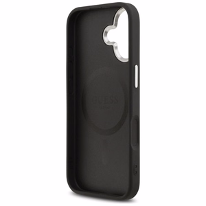 Guess klasiskā logotipa magnētiskais vāciņš iPhone 17 – melns
