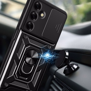 Tech-Protect Camshield Pro viedtālruņa apvalks Samsung Galaxy M35 5G - melns