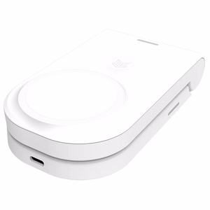 STM ChargeTree MAG pārnēsājama 3 vienā bezvadu uzlādes stacija iPhone, Apple Watch un AirPods ierīcēm, saderīga ar MagSafe, balta