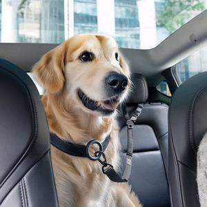 SPIGEN PS100 UNIVERSAL CAR SEAT BELT HOLDER FOR PETS melns