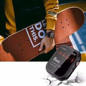 Tech-Protect Defense360 rūdīta stikla viedtālruņa apvalks Apple Watch 10 (46mm) - caurspīdīgs
