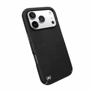 Speck Presidio2 Grip MagSafe vāciņš ierīcei iPhone 17 Pro, “Black / Slate Grey” krāsā