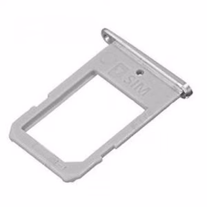 SIM turētājs, saderīgs ar Samsung G925F S6 Edge, SIM kartes turētājs, sudrabs