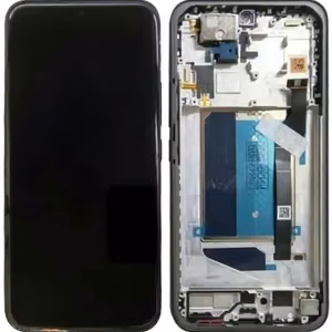 LCD ekrāns Xiaomi Poco M8 Pro 5G ar skārienekrānu ar rāmi melns oriģināls (service pack)
