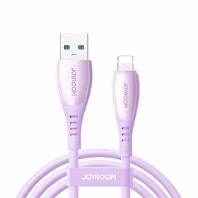 Joyroom S-A59 Vibrant Series 3A USB-A - Lightning kabelis 1.2m - violets