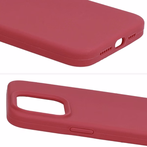 Silikona Lite viedtālruņa apvalks Iphone 15 Pro bordo