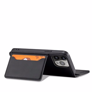 Magnet Card Case для Samsung Galaxy S23+ флип-чехол кошелёк подставка чёрный