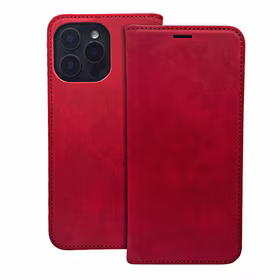 Viedais Suede maciņš for Samsung Galaxy S25 sarkans
