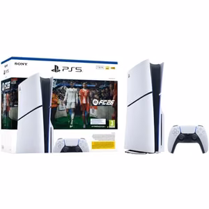Sony PlayStation 5 Slim + EA Sports FC 26 komplekts 1 TB Wi-Fi melns, balts