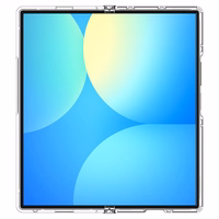 Spigen Tough Armor Pro Mag Magnētiskais viedtālruņa apvalks Samsung Galaxy Z Fold 7 - caurspīdīgs un balts