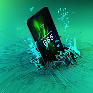 Закалённое стекло 3mk HardGlass Max Lite чёрное для Motorola Moto G55 5G