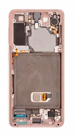 LCD ekrāns Samsung G991 S21 5G ar skārienjutīgu ekrānu un rāmi Phantom Pink oriģināls (lietots, Grade B)