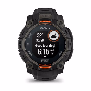 Garmin viedpulkstenis Instinct 3 Solar (010-02934-00) – melns
