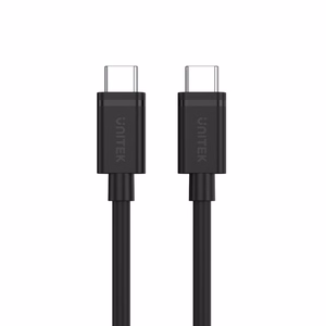 UNITEK Y-C477BK01-2M USB kabelis USB 3.2 Gen 1 (3.1 Gen 1) USB C melns