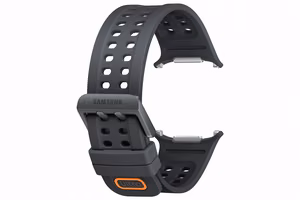 Samsung SNL71MB Marine Band (S/M/L) siksniņa Galaxy Watch Ultra2 un Galaxy Watch Ultra pulksteņiem, melna