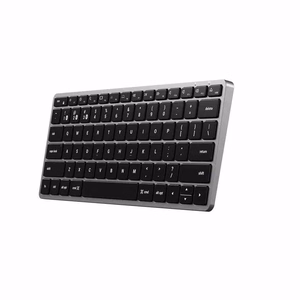 Satechi Slim X1 bezvadu QWERTY tastatūra, ST-BTSX1S, sudraba