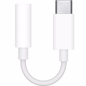 MW2Q3ZM/A USB-C uz 3.5 mm austiņu ligzdas adapteris, balts