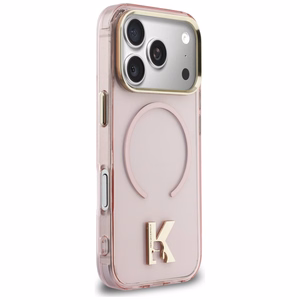 Karl Lagerfeld IML K Head Logo MagSafe Case for iPhone 17 Pro - Pink