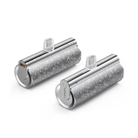 VEGER portatīvais lādētājs 5000 mAh ar iebūvētu savienotāju Lightning PD QC3.0 2,4A 12W PlugOn (W0573P) sudraba