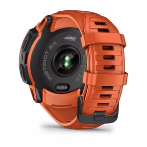 Garmin Instinct 2X Solar 2,79 cm (1,1") MIP, 50 mm, digitāls 176 × 176 pikseļu skārienekrāns, sarkans, GPS (satelīts)