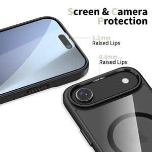 Tech-Protect MagFlex Magnētiskais viedtālruņa apvalks iPhone 17 Air - Caurspīdīgs melns