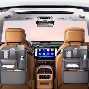 Auto organizators priekšējiem sēdekļiem ar nodalījumiem D03, melns