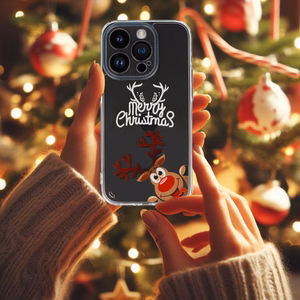 TEL PROTECT Ziemassvētku viedtālruņa apvalks Iphone 13 Pro Max Dizains 1 Caurspīdīgs