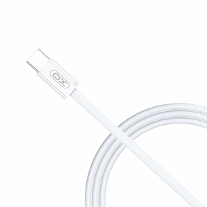 XO kabelis NB-Q260B PD USB-C - USB-C 1,5m balts 60W