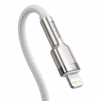 USB-C kabelis Lightning ierīcēm Baseus Cafule, PD, 20W, 1m (balts)